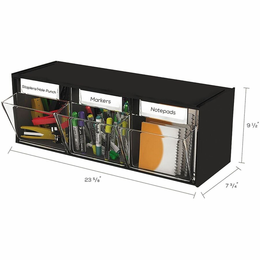 Deflecto Modular Tilt Bin Storage System