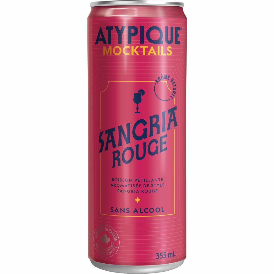 Boisson p&eacute;tillante sangria rouge