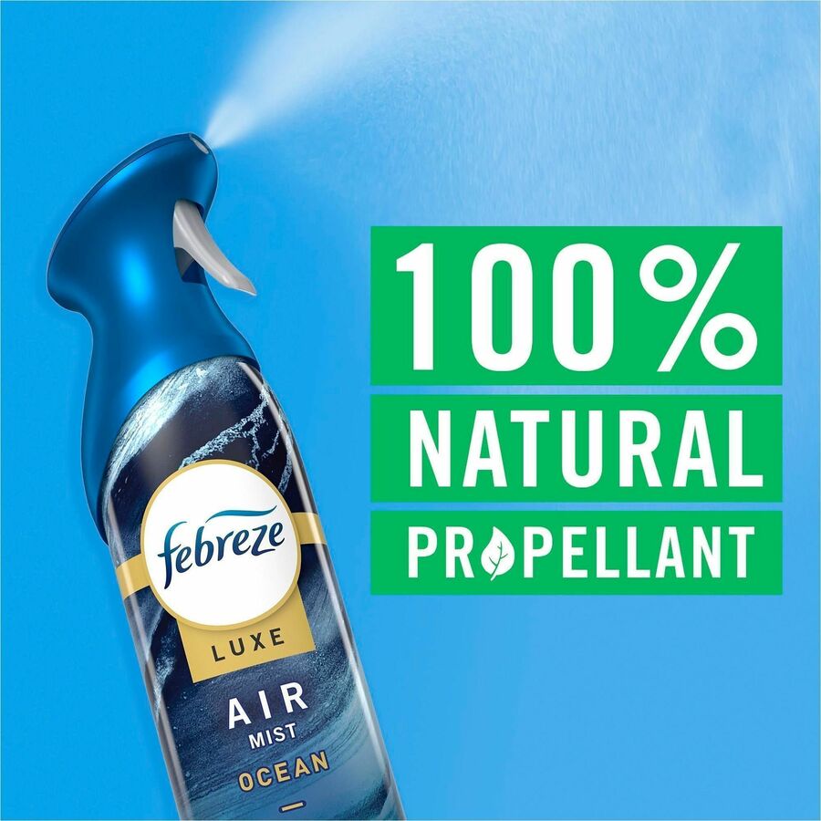 Image of Febreze Air Mist Air Freshener Spray - Spray - 8.1 fl oz (0.3 quart) - Warm Ocean Breeze - Odor Neutralizer, Long Lasting - 6 / Carton