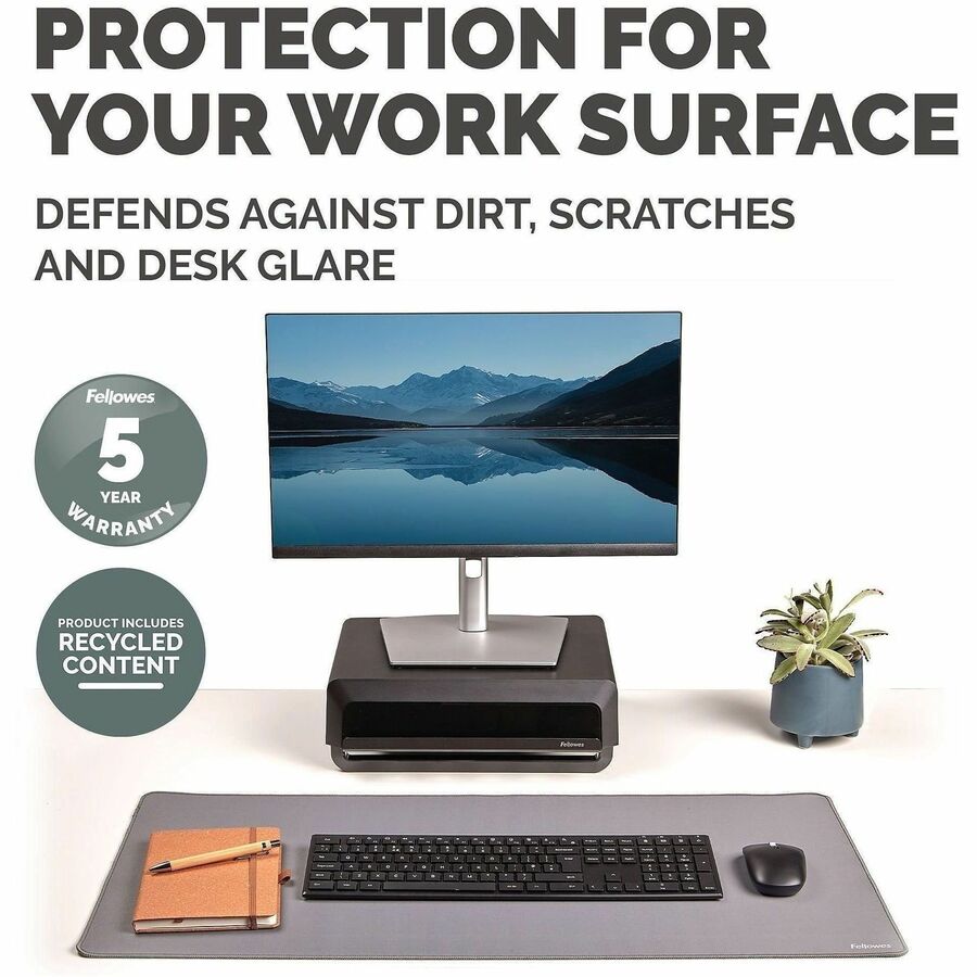 Picture of Fellowes Breyta Desk Mat - Grey