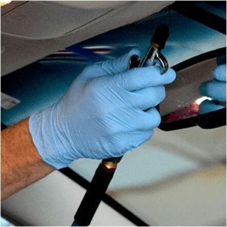 Picture of X3 Industrial Blue Powder-Free Nitrile Gloves