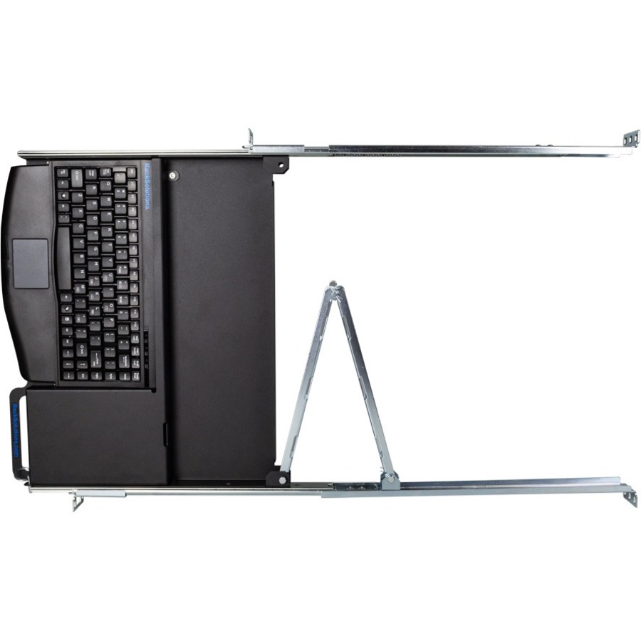 Rack Solutions 1U Sliding Keyboard Shelf with USB Keyboard - USB