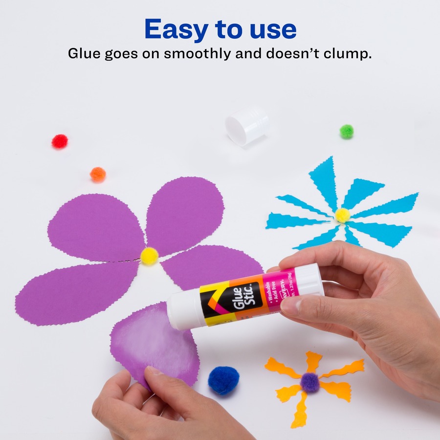 Saunders UHU stic Color Glue Stick 