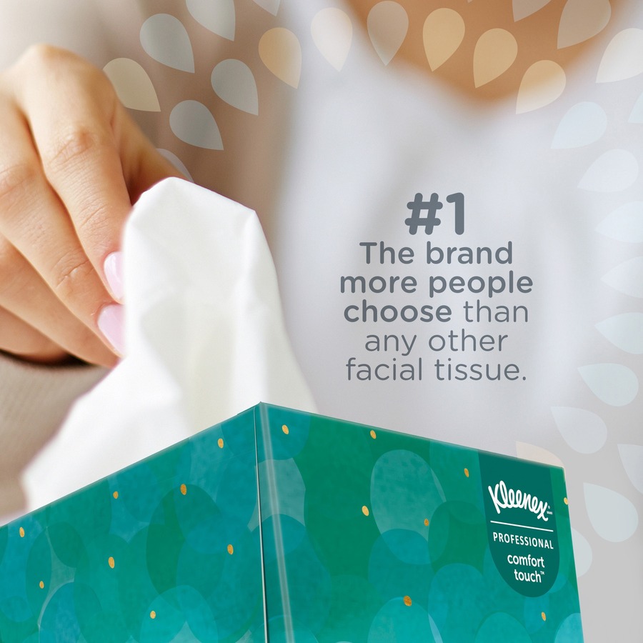 Kleenex Upright Box Facial Tissue - 8.4" x 8.6" - White - 95 Per Box - 95 / Box - Facial Tissues - KCC21270BX