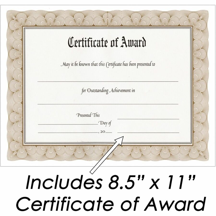 Golite nu-dell Woodgrain Award-A-Plaque - 13" x 10.50" Frame Size - Holds 11" x 8.50" Insert - Horizontal, Vertical - Mahogany - 1 Each