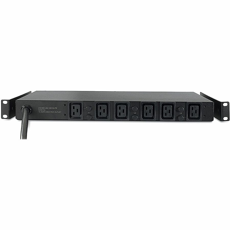 APC NetShelter Basic Rack PDU, 1U, 14.4kW, 208V, 6 C19 outlet