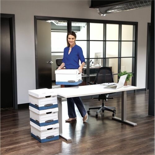 Bankers Box Hang'N'Stor Hanging File Storage Box, Letter/Legal, Lift ...