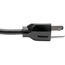 Tripp Lite Power Extension Cord, NEMA 5-15P to NEMA 5-15R - 10A, 120V, 18 AWG, 25 ft., Black Thumbnail 2