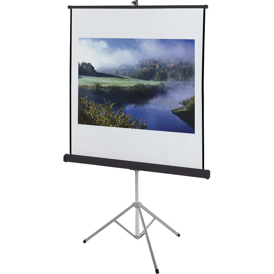 Quartet Manual Projection Screen - 1:1 - Matte White - 70" x 70" - 1.1 Gain - Surface Mount - Projector Screens - QRT570S