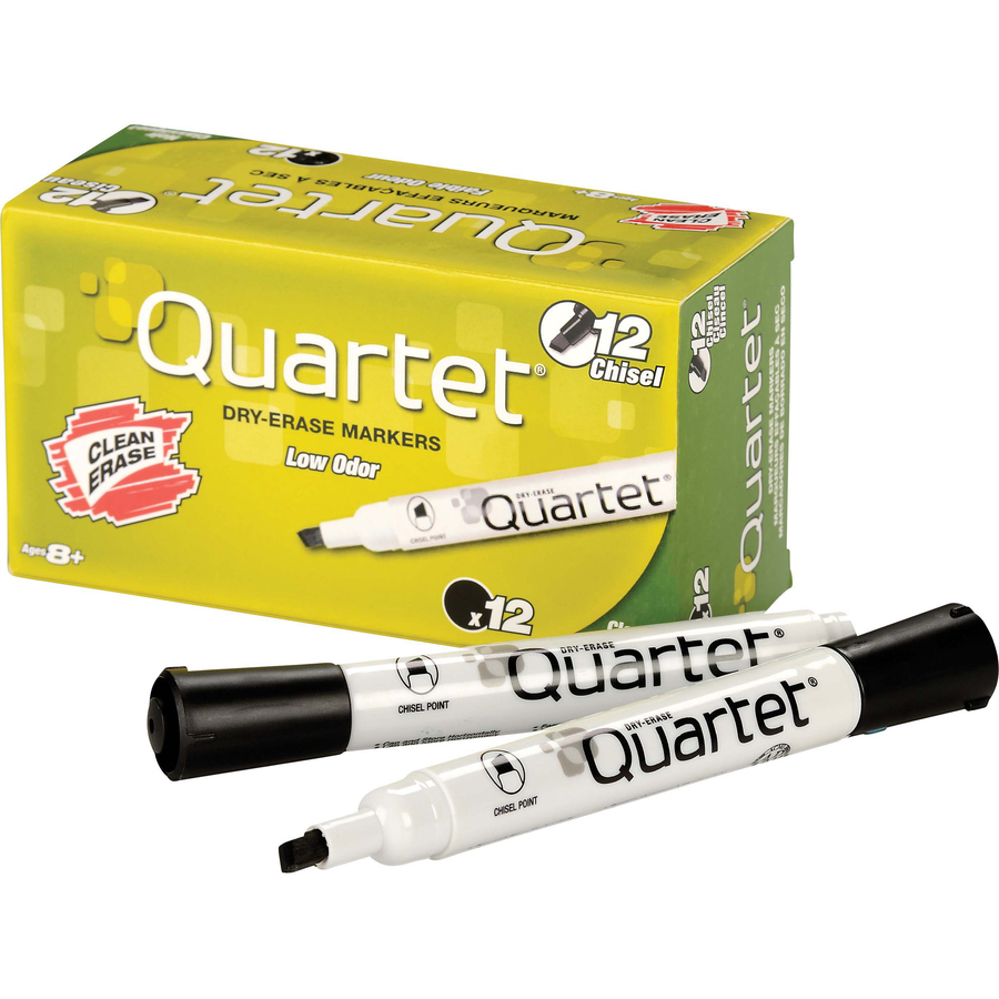 Quartet Classic Low Odor Dry-Erase Markers, Fine Tip, DryGuard Ink