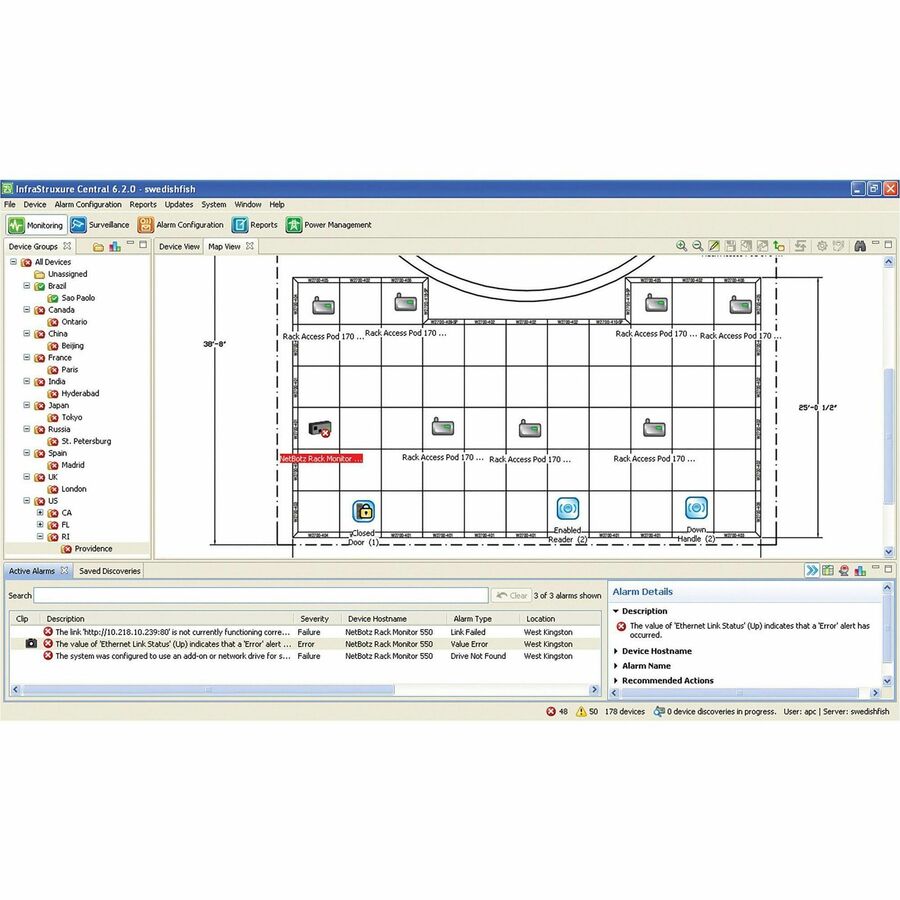 License, EcoStruxure IT Data Center Expert, paper, perpetual, 25 nodes - Standard - PC