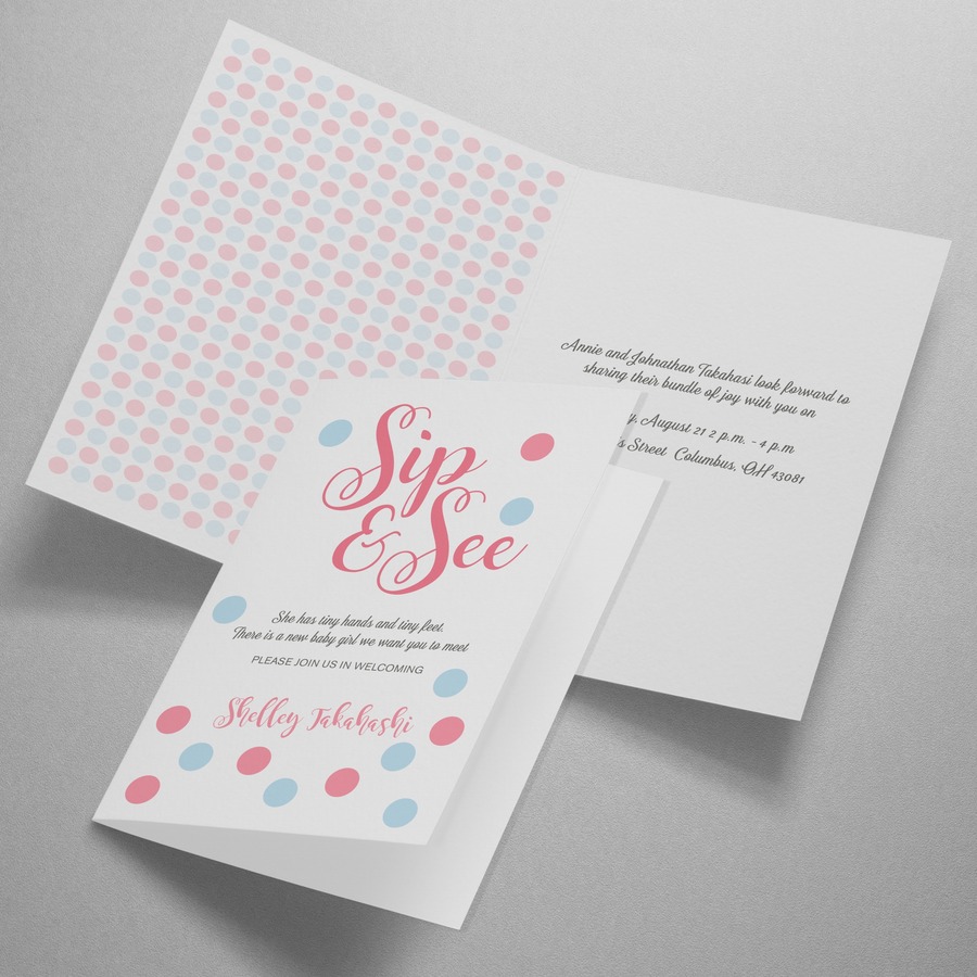 greeting card inklet