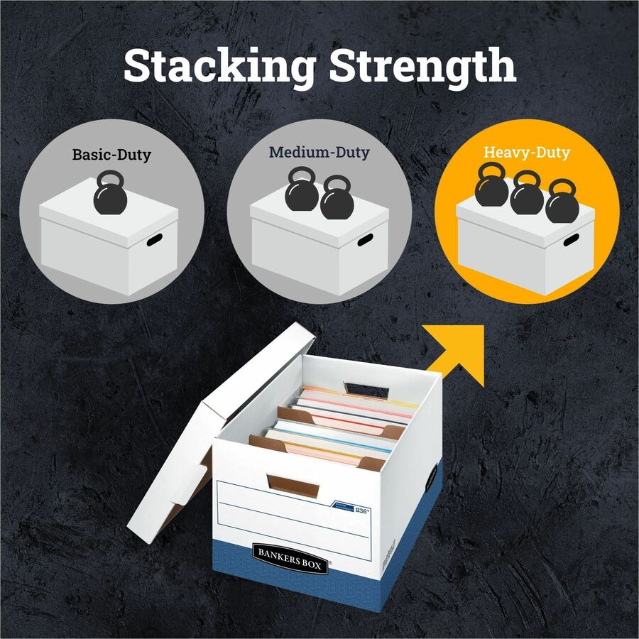 Bankers Box - Boîte de rangement pour dossiers R-Kive DividerBox