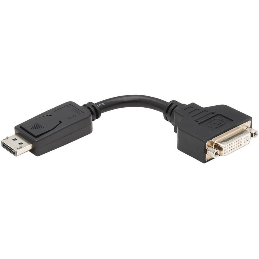 Tripp Lite by Eaton DisplayPort to DVI Adapter Video Converter DP-M to DVI-I-F 6in