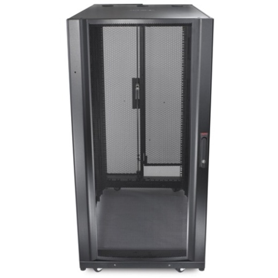 APC NetShelter SX, Server Rack Enclosure, 24U, Shock Packaging, 1250 lbs, Black, 1200H x 600W x 1070D mm [TAA]