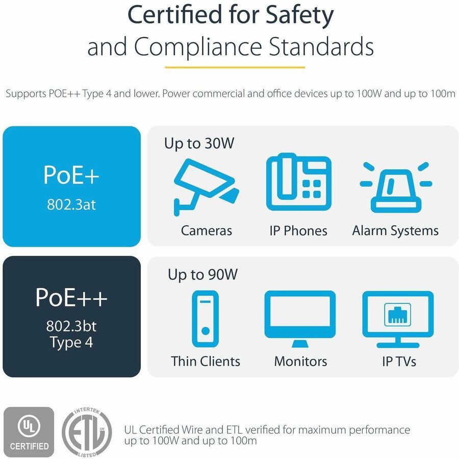 StarTech 3ft CAT6a Ethernet Cable - 10 Gigabit Category 6a Shielded Snagless 100W PoE Patch Cord - 10GbE Blue UL Certified Wiring/TIA