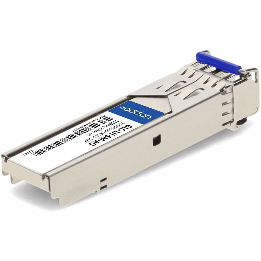AddOn Cisco&reg; GLC-LH-SM Compatible TAA 1000Base-LX SFP Transceiver (SMF, 1310nm, 10km, LC)