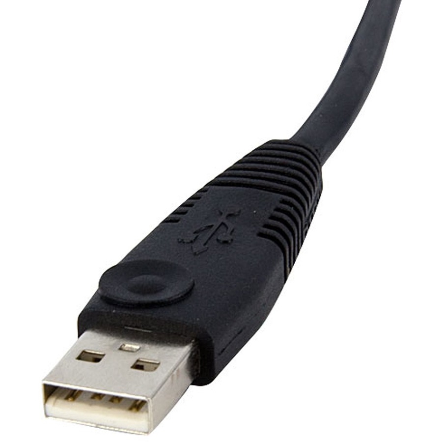 StarTech.com 10 ft 4-in-1 USB DVI KVM Switch Cable with Audio