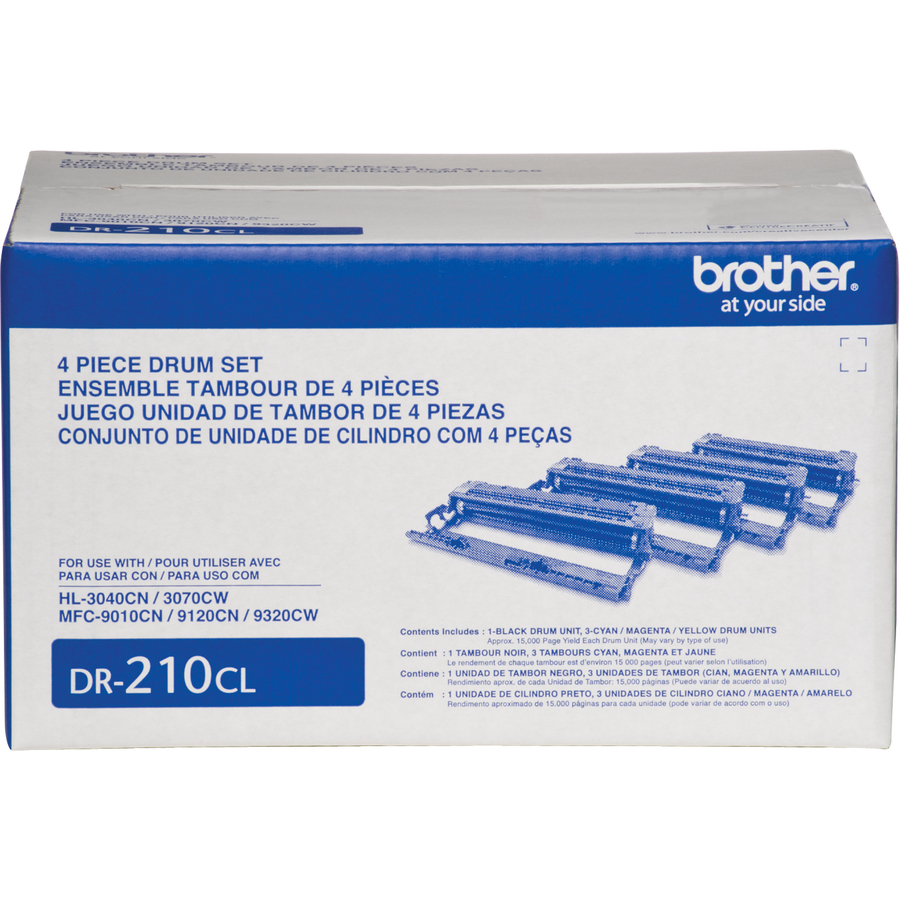 Brother DR210CL Replacement Drum - Laser Print Technology - 15000 - Laser Printer Drums - BRTDR210CL
