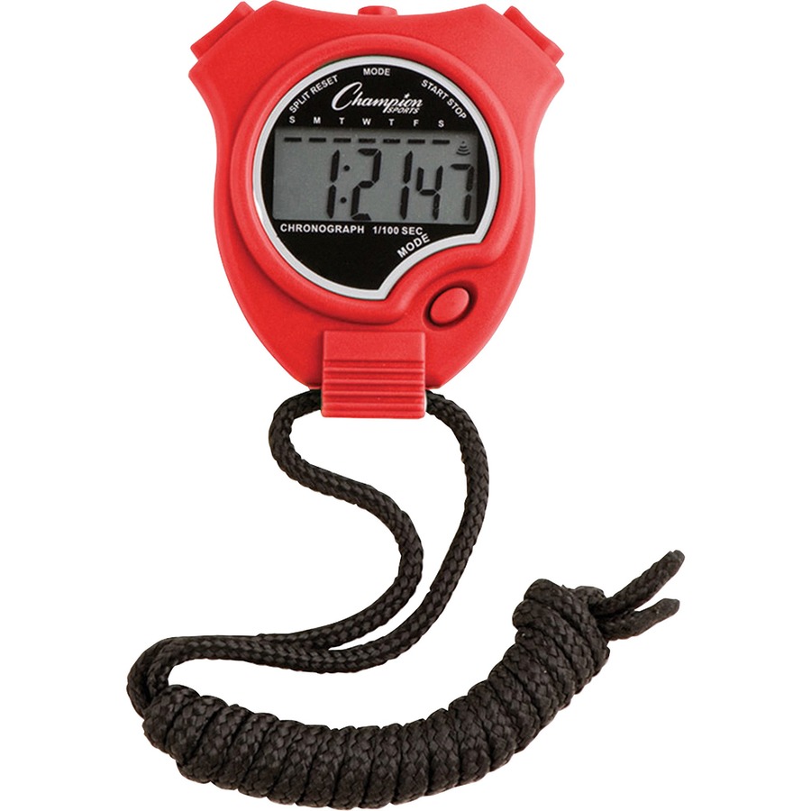 Champion Sports Stop Watch Set - Sports - Digital - Quartz - 6 / Box