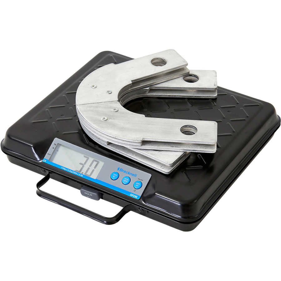 Brecknell Digital Bench Scale - 250 lb / 110 kg Maximum Weight Capacity - Black