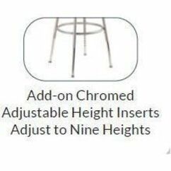 National Public Seating 6200 Series Heavy-Duty Stools - Masonite Seat Color - Masonite Seat Material - Gray Frame Color - Steel Frame Material - Four-legged Base - Steel - 1 Each