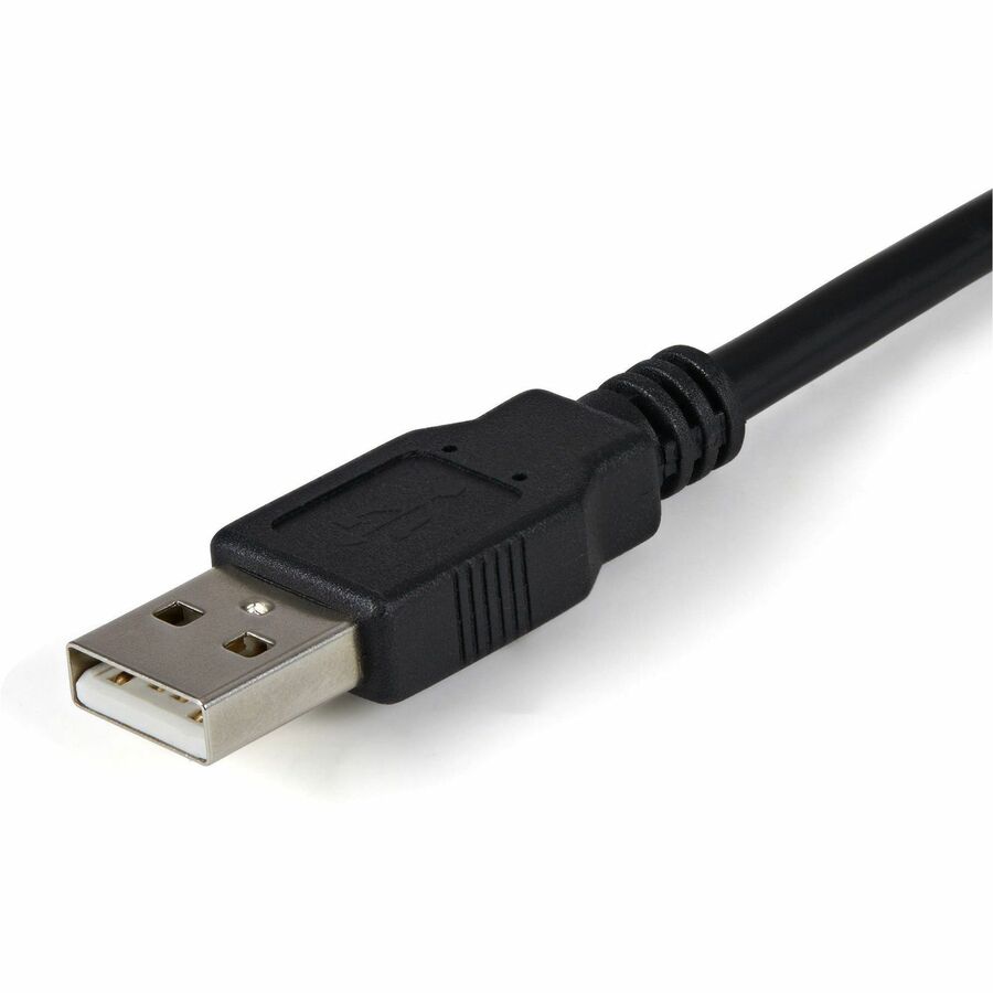 StarTech 6ft (1.8m) 2-Port FTDI USB to Serial RS232 Adapter Cable with COM Retention, USB to RS232 Adapter - TAA
