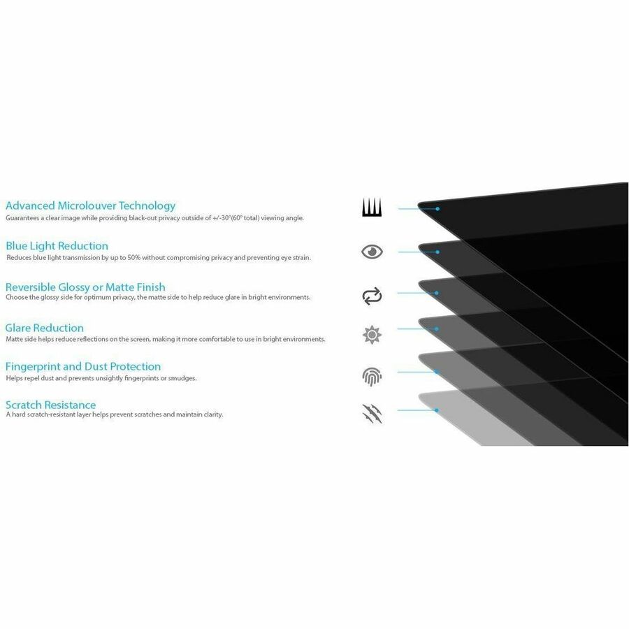 V7 ScreenSentry 21.5" Privacy Filter for Monitor - 16:9 Aspect Ratio