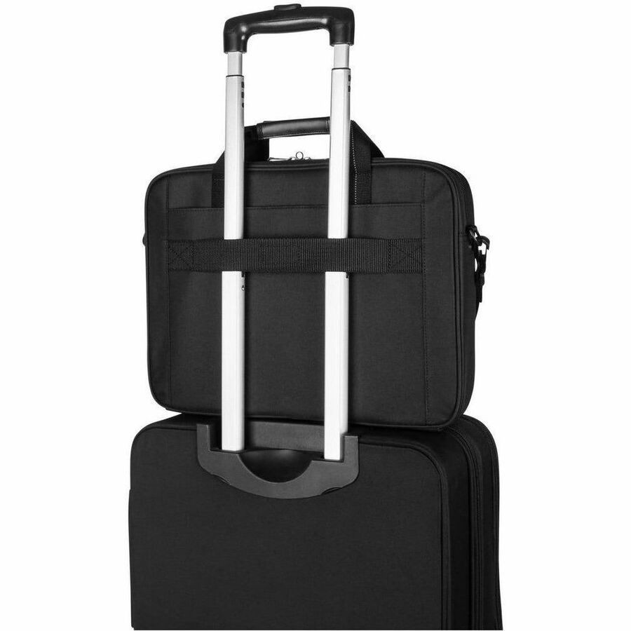 Targus Classic Slim TCT027US Carrying Case (Briefcase) for 15" to 16" Notebook - Black - TAA Compliant
