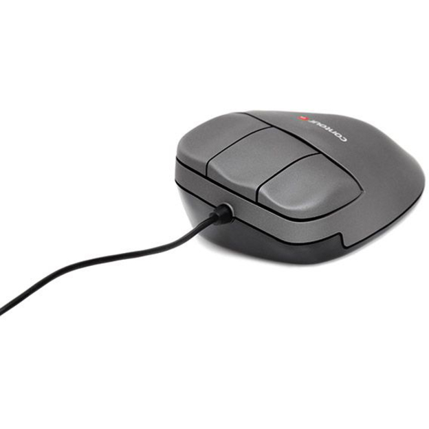 Contour CMO-GM-M-L Mouse - Optical - Cable - Gunmetal Gray - USB - Scroll Wheel - 5 Button(s) - Left-handed Only - Mice - SNXCMOGMML