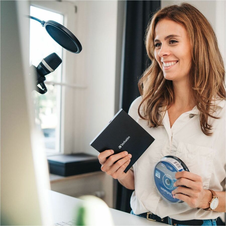 Verbatim (43694) Supports CD/DVD