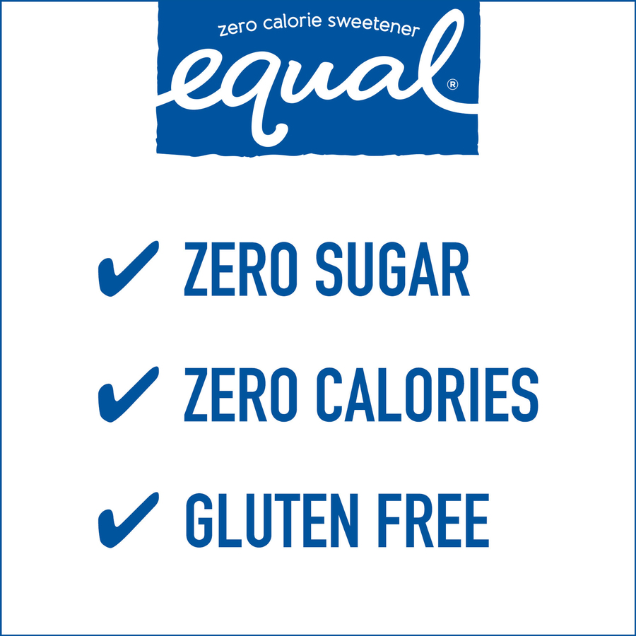 Equal Zero Calorie Original Sweetener Packets - 0.035 oz (1 g) - Artificial Sweetener - 500/Box