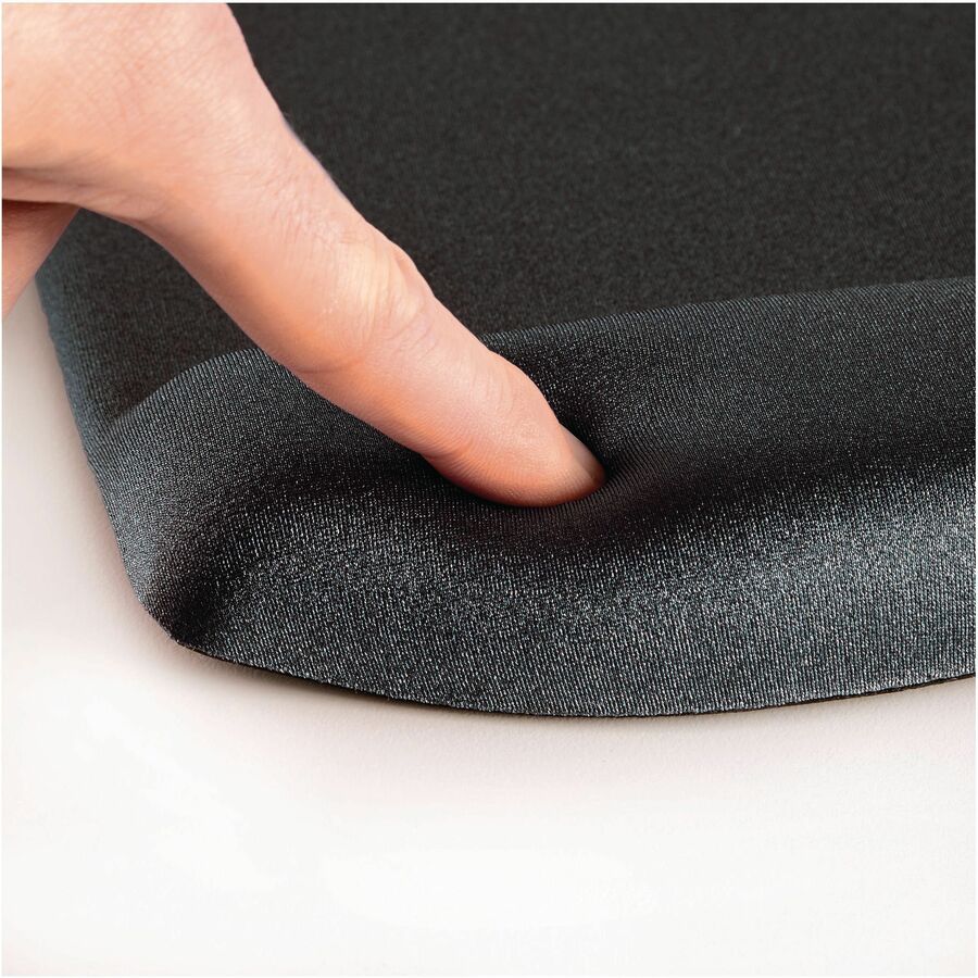 Fellowes - Tapis de souris/repose-poignet PlushTouch avec technologie FoamFusion - Noir