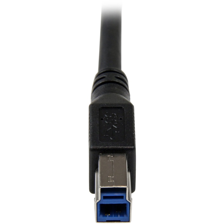 StarTech.com 1m Black SuperSpeed USB 3.0 (5Gbps) Cable - Right