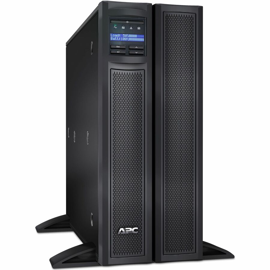 APC Smart-UPS X, Line Interactive, 3kVA, Rack/tower convertible 4U, 208V-230V, 8x C13+2x C19 IEC, Network card, Extended runtime