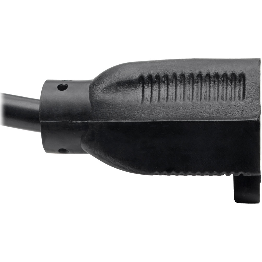 Eaton Tripp Lite Series Extension Cord Y Splitter, NEMA 5-15P to 2x NEMA 5-15R - 13A, 120V, 16 AWG, 18-in. (45.72 cm), Black