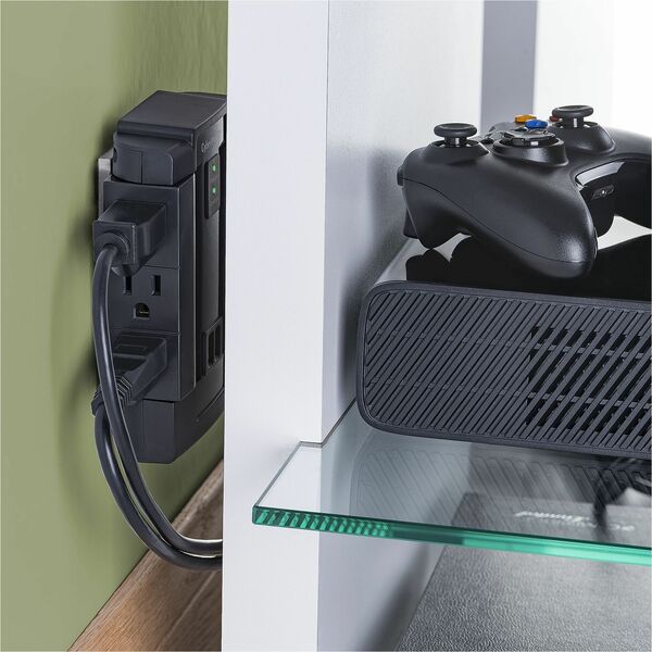 CyberPower 6 Outlets 1200 Joules Wall Mount Surge Protector CSP600WSU