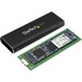 StarTech USB 3.0 to M.2 SATA External SSD Enclosure with UASP - Serial ATA/600 - USB 3.0 - Aluminum