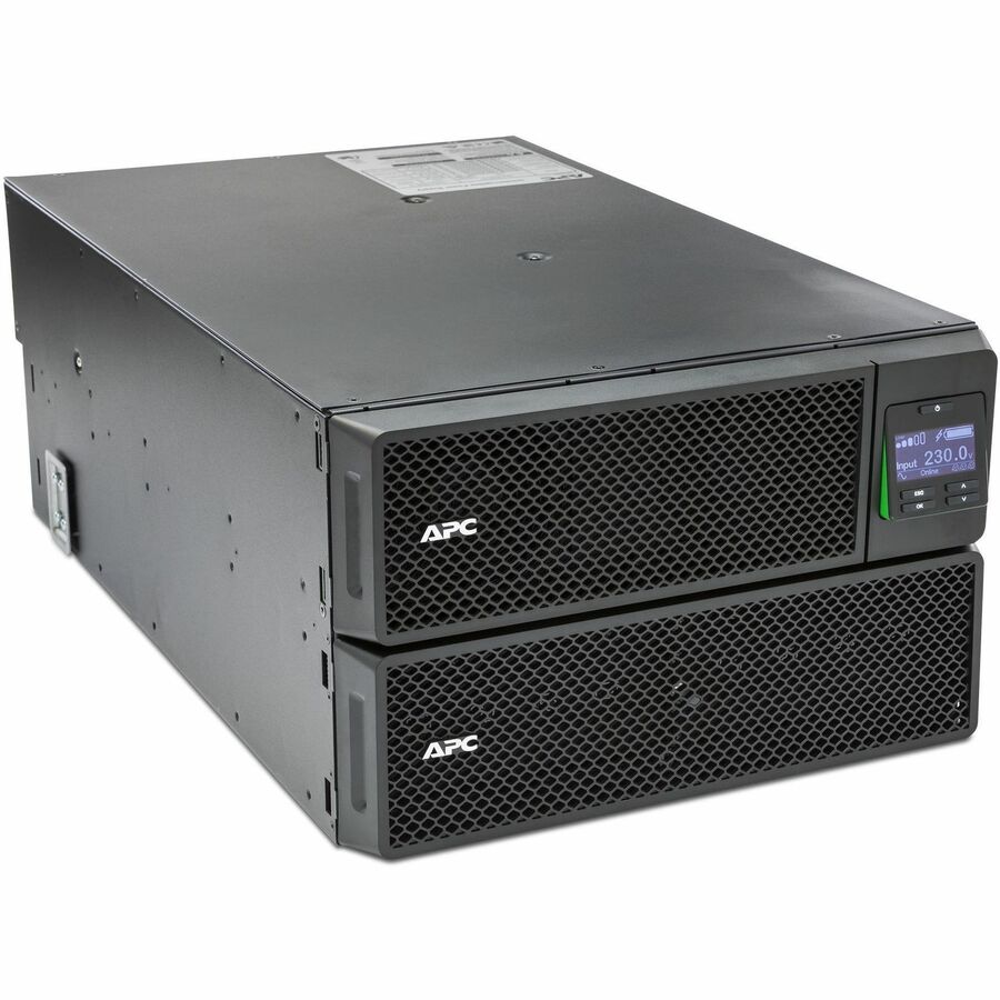 APC Smart-UPS On-Line, 10kVA/10kW, Rackmount 6U, 208V, 6x C13+4x C19 IEC outlets, Network Card+SmartSlot, Extended runtime, W/ rail kit