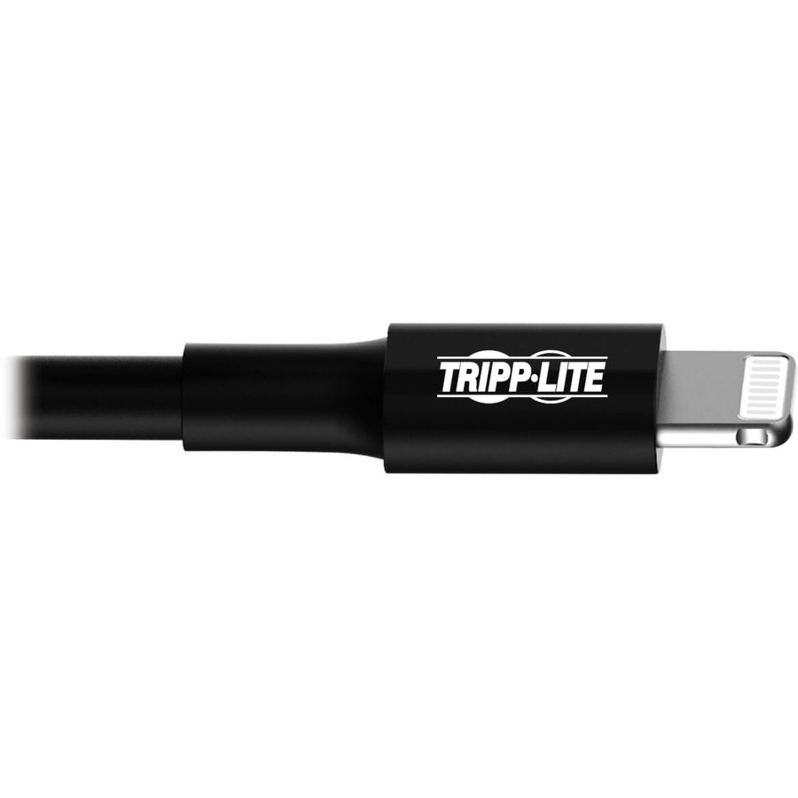 Tripp Lite by Eaton USB-A to Lightning Sync/Charge Cable MFi Certified - Black M/M 10 in. (0.25 m)