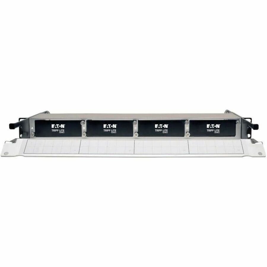 Tripp Lite by Eaton High Density Copper Fiber Enclosure Panel 4-Cassette Capacity 1U