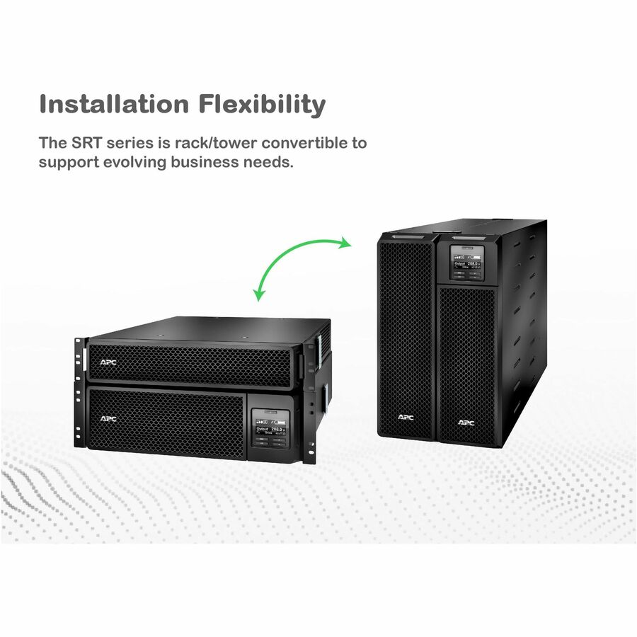 APC Smart-UPS On-Line, 5kVA, Rackmount 5U, 208V, 12 5-20R+2 L6-20R+2 L6-30R NEMA, Network Card+SmartSlot, W/ rail kit, W/ transformer 208V to 120V