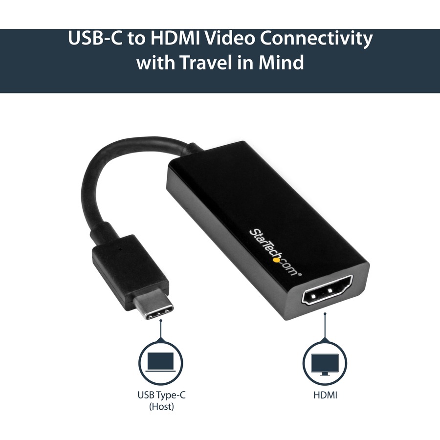 Startech : ADAPTATEUR VIDEO USB-C VERS HDMI - M pour - ULTRA HD 4K