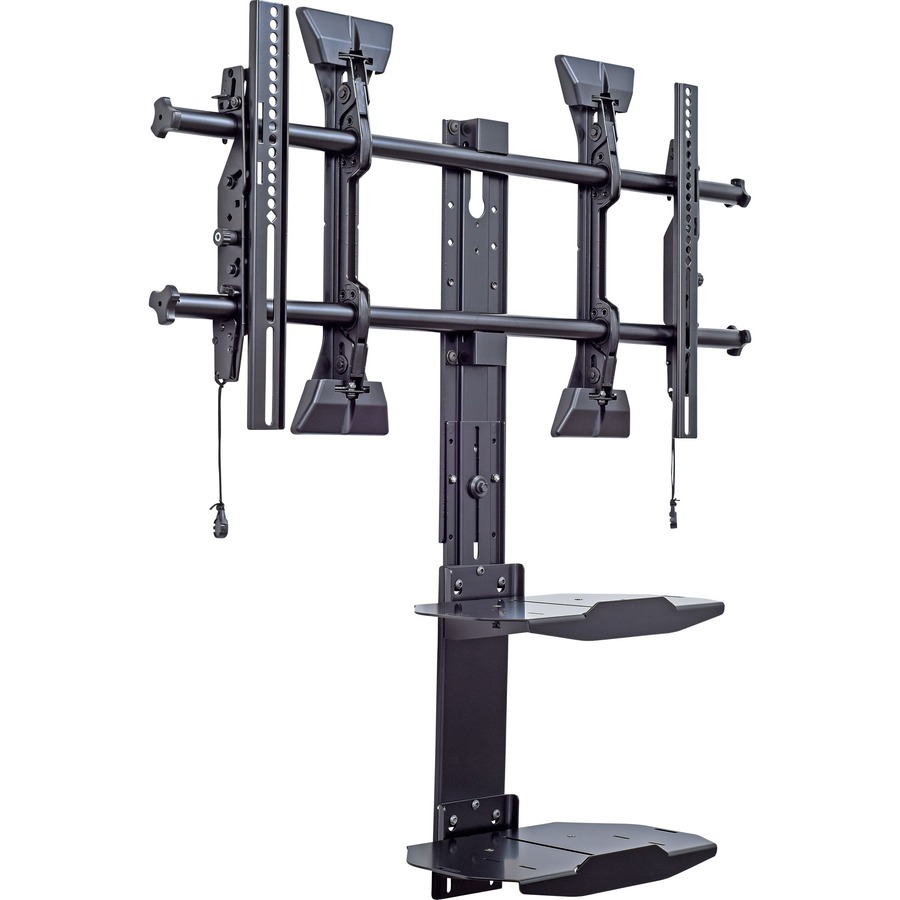 Chief Fusion Stackable Component Shelf - For Display Mounts - Black - 10 lb Load Capacity