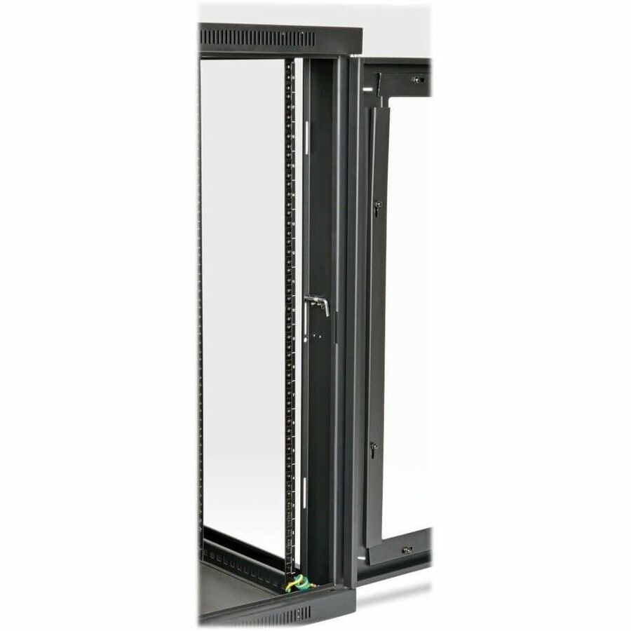 Tripp Lite by Eaton SmartRack 18U UPS-Depth Wall-Mount Half-Height Rack Enclosure Clear Acrylic Window Hinged Back