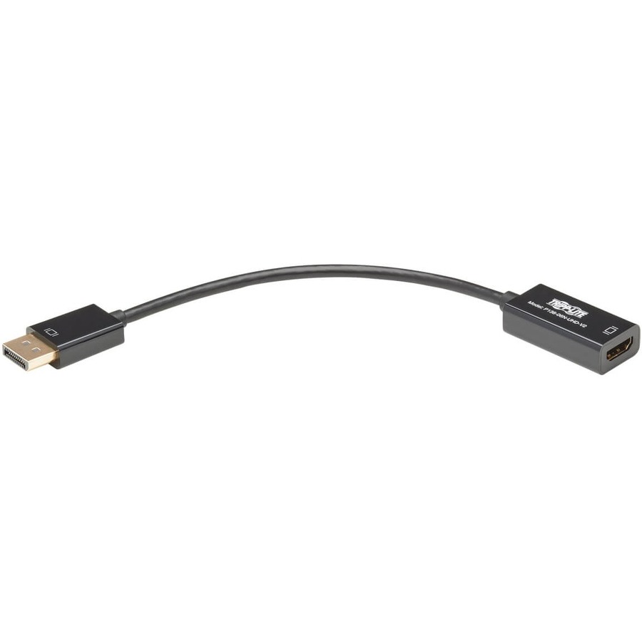 Tripp Lite by Eaton DisplayPort to HDMI 4K Active Adapter Video Converter DP Ver 1.2 HDCP 4K 30Hz (M/F) 6-in. (15.24 cm)