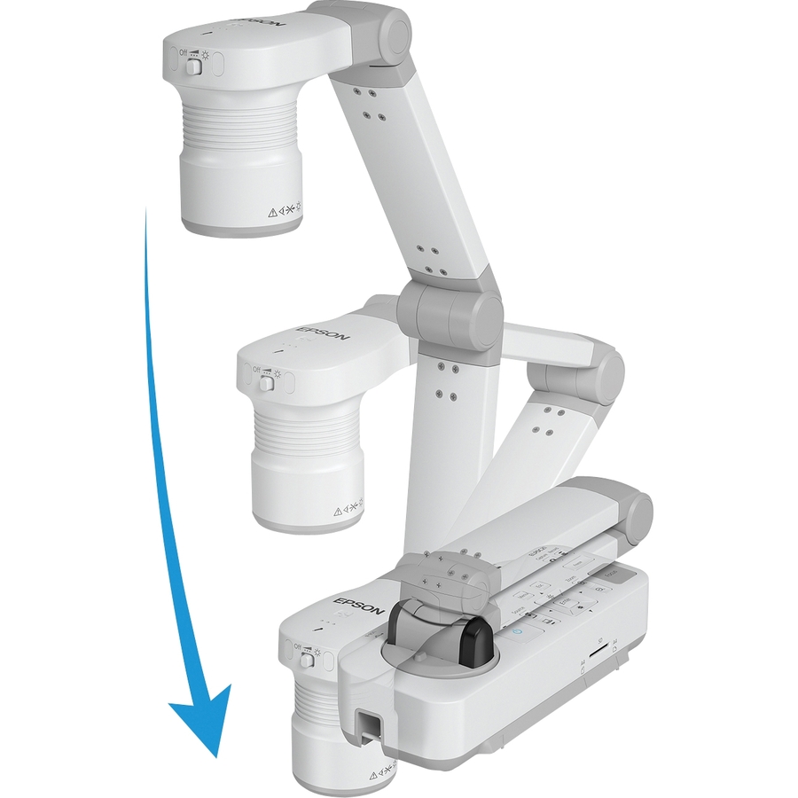 Epson DC-21 Document Camera - 2 Megapixel - 0.37" CMOS - 12x Optical Zoom - 10x Digital Zoom