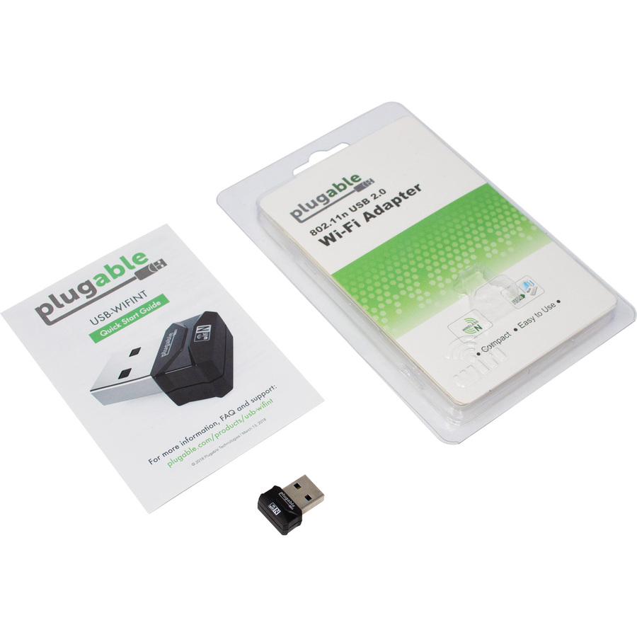 Plugable USB 2.0 Wireless N 802.11n 150 Mbps Nano WiFi Network Adapter