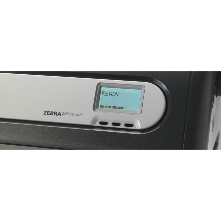 Zebra ZXP Series 7 Double Sided Desktop Dye Sublimation/Thermal Transfer Printer - Color - Card Print - Ethernet - USB