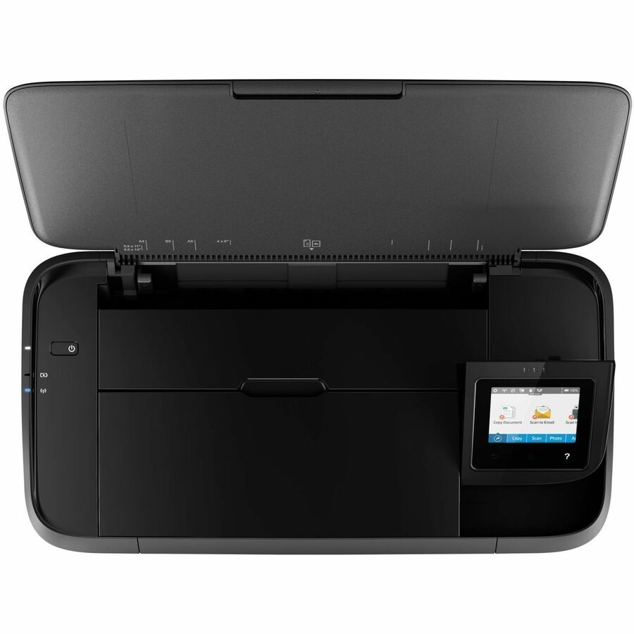 HP Officejet 250 Wireless Inkjet Multifunction Printer-Color-Copier/Scanner-20 ppm Mono/19 ppm Color Print-4800x1200 Print-Manual Duplex Print-500 Pages Monthly-50 sheets Input-Color Scanner-600 Optical Scan-Wireless LAN